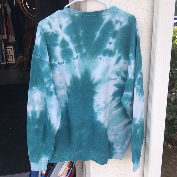 UO Tie Dye Heart Sweater - Picture 2 of 2